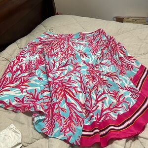 Women’s silk top big sleeve cape looking top